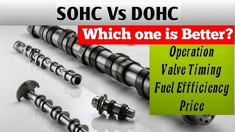 SOHC vs DOHC | Which is Best? | Why 4 Valves is Better than 2 | Briefly Explained