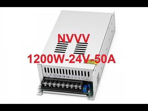 Powerful NVVV 1200W-24V-50A PSU (basically a charger)