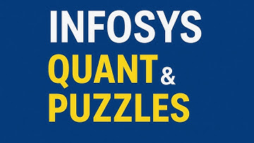 Infosys - Quant & Puzzles