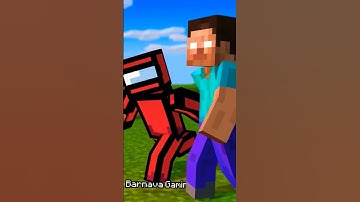 Herobrine Chase Red Sus in normal speed |Minecraft animation| #meme #virel #shorts #herobrine