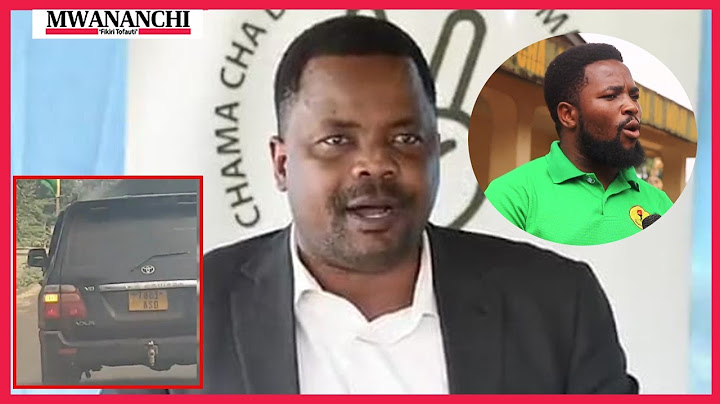 SAKATA LA LEMA KUHUSU VIJANA WA CCM NA BENDERA ZA CHADEMA, CCM YAJIBU