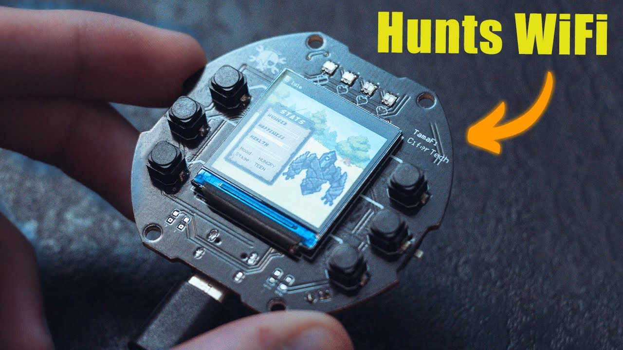 Я создал милого виртуального питомца, который ищет Wi-Fi