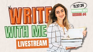 Write With Me LIVESTREAM ✨✏️ #NaNoWriMo2024