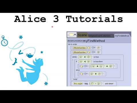 Alice 3 Programming Tutorials (Introduction)