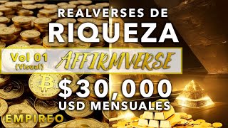 Vol. 01 AFFIRMVERSE (Visual) - $30,000 DÓLARES MENSUALES