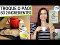 TROQUE O PÃO DO SEU CAFÉ DA MANHÃ POR MINHA RECEITA FÁCIL E SAUDÁVEL (SÓ 2 INGREDIENTES)