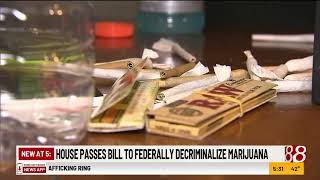 House passes bill to federally decriminalize marijuana
