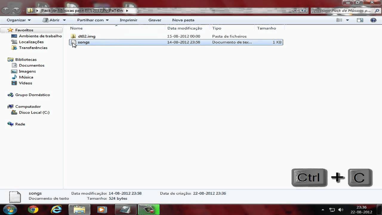 • PES 2012 • Como instalar Music Pack's