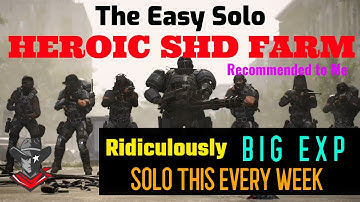 The Division 2 | Heroic SHD Solo Farm | Fast And Easy