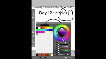 Drawing a random object every day day 12 : circle