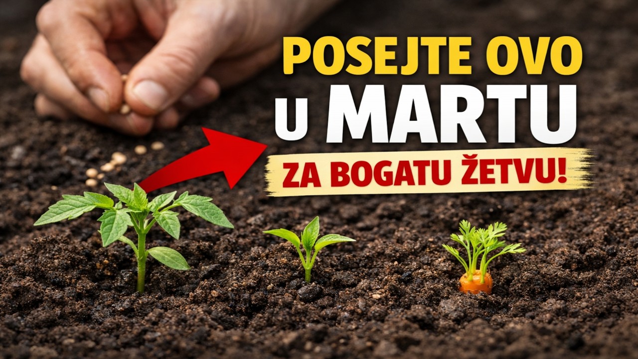 Mart je KLJUČNI Mesec za Baštu! Posejte OVO i Čeka Vas BOGATA Žetva!