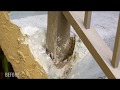 How to repair a broken concrete step corner