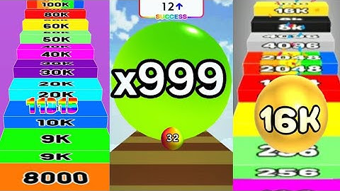 2048 | Number Ball 3D Merge Games vs Number Run Satisfying Games vs Calculate Ball gameplay 👌 #6