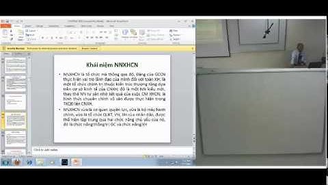 Nhứng nguyên lý cơ bản của Chủ nghĩa Mác - Lê Nin - Bài 6