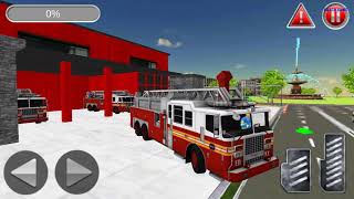 Firefighter Truck Simulator Rescue Games - Android Gameplay - fire truck #2 screenshot 4