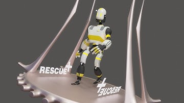 Blender: Robot walk cycle