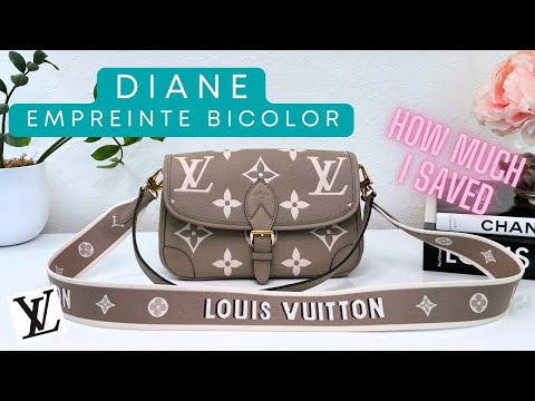 Louis Vuitton Diane Bicolore Tourterelle