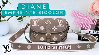 First Look: Unboxing the Gorgeous Louis Vuitton Diane Bag! (Tourterelle/ Creme) 