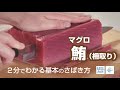 鮪（まぐろ）のさばき方：柵取り - How to filet Tuna ver. Saku-dori -｜日本さばけるプロジェクト（海と日本プロジェクト）