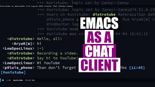 Emacs Has Builtin Chat :) Those Other IDEs Don't :(