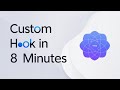 Custom hooks ReactJS in 8 minutes| ReactJS Essentials|#reactjs #frontenddevelopment #webdevelopment
