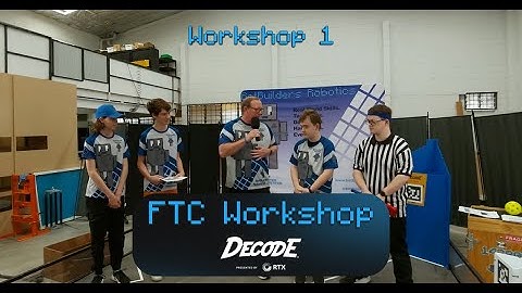 DECODE FTC Workshop 1