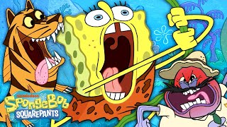 SpongeBob and Patrick Make a Zoo! 🐯🐘 "Who R Zoo?" | SpongeBob screenshot 4