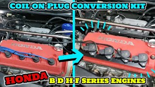 ||HONDA CIVIC & CRX|| The CHEAPEST Coil on Plug Conversion Kit!!for HONDA B D H F Series Engines