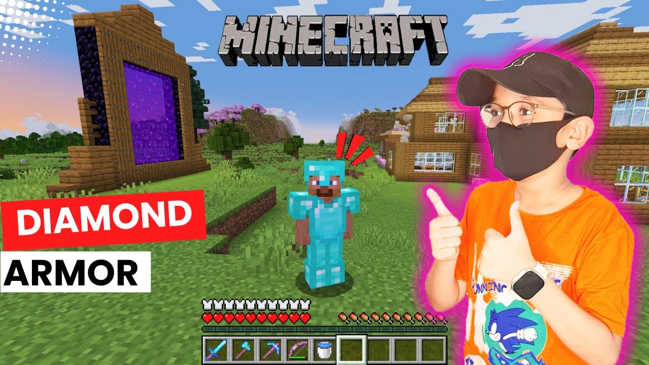 I Made A Fully Enchanted Diamond Armor!! | Minecraft Survival Series ...