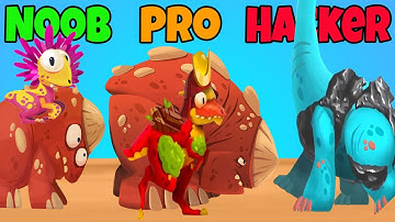 Dino Bash: Noob vs Pro vs Hacker 🦖🔥 – The Ultimate Battle!