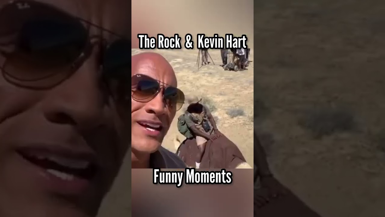 The Rock & Kevin Hart Funny Moments 