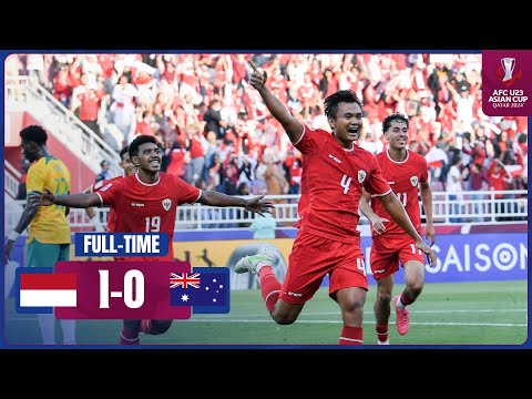 Full Match | AFC U23 Asian Cup Qatar 2024™ | Group A | Indonesia vs Australia