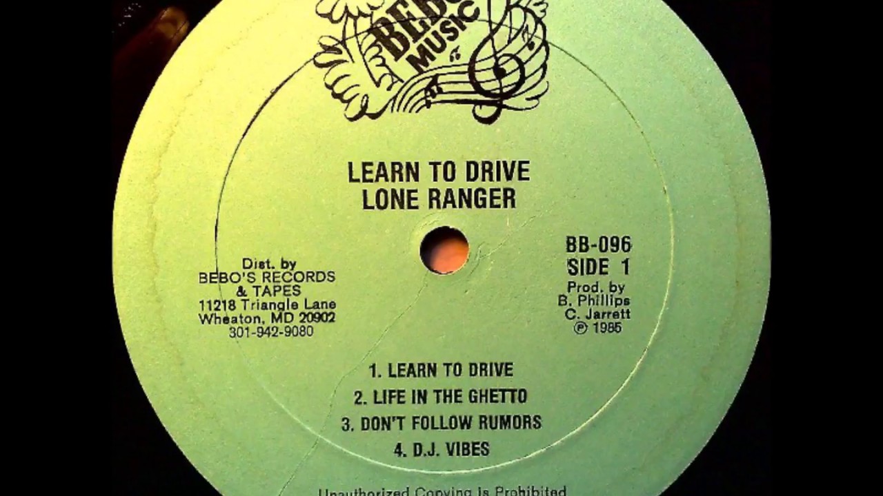 Lone Ranger - Life In The Ghetto - LP Bebo's Music ‎1985 - CLASSIC