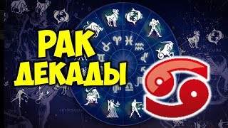 ДЕКАДЫ ЗНАКА ЗОДИАКА РАК ♋