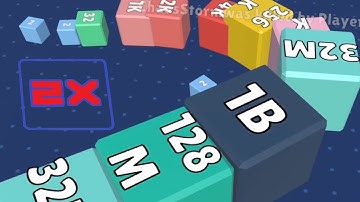 Cube 2048.io Game 🎲 A NEW GAME  🎲 CUBES SNAKE 2048.io Gameplay