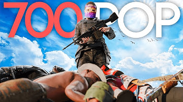 How I SOLO on a 700 Pop Official Server - Rust