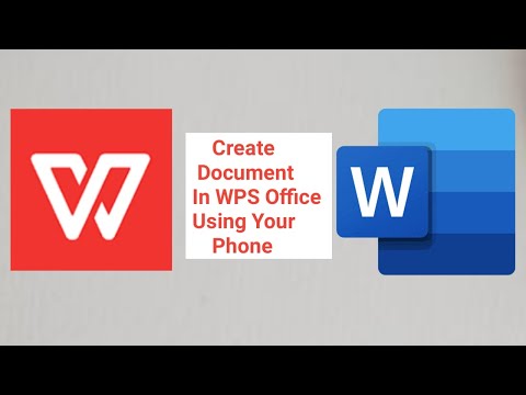 How To Create A New Word Document in WPS Office Using Phone