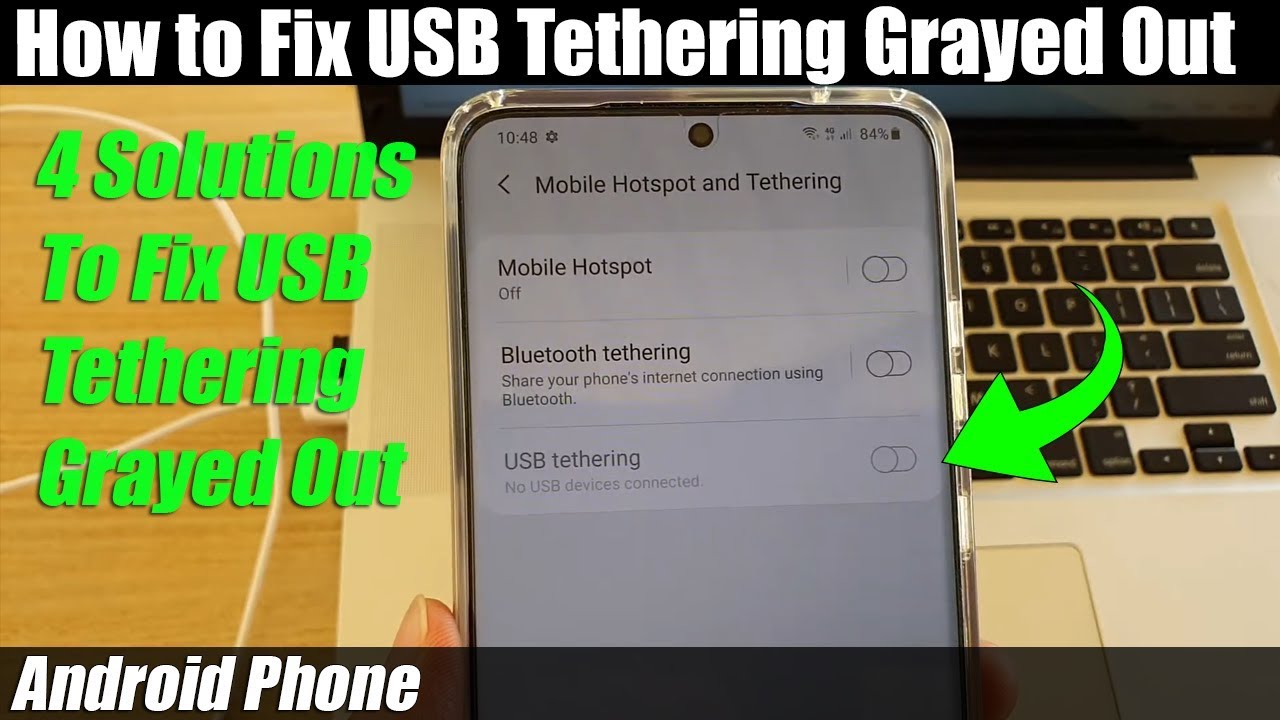 How Fix USB Tethering is Grayed Out on Android - YouTube