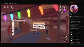 Recroom with friends | language | loud