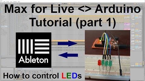 Max for Live (Ableton) with Arduino programming Tutorial - Part 1