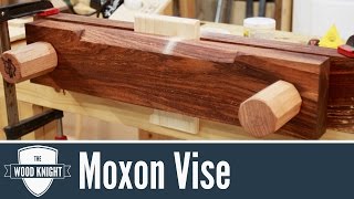 Moxon Vise (woodworking double screw vice) In this episode I turn a chunk of cheap blackwood into a moxon (double screw) vise using wooden screws (which are tas oak). I