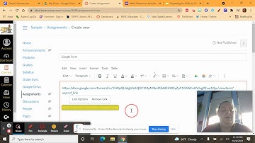 Embedding Google Forms to CANVAS
