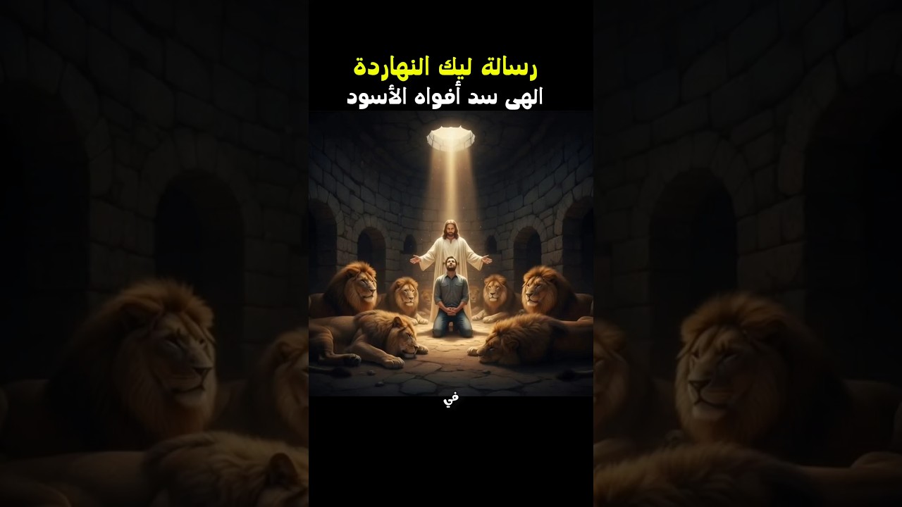 رسالتك النهاردة ❤️ إلهي أرسل ملاك سد أفواه الأسود #عظات #البابا_شنودة #viral #المسيح #معجزات #shorts