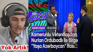 Azerbaycan da Kamerun'lu Vatandaştan Muhteşem Azerbaycan Şarkısı Resimi