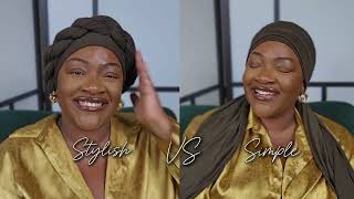 Stylish Vs Simple Scarf Looks