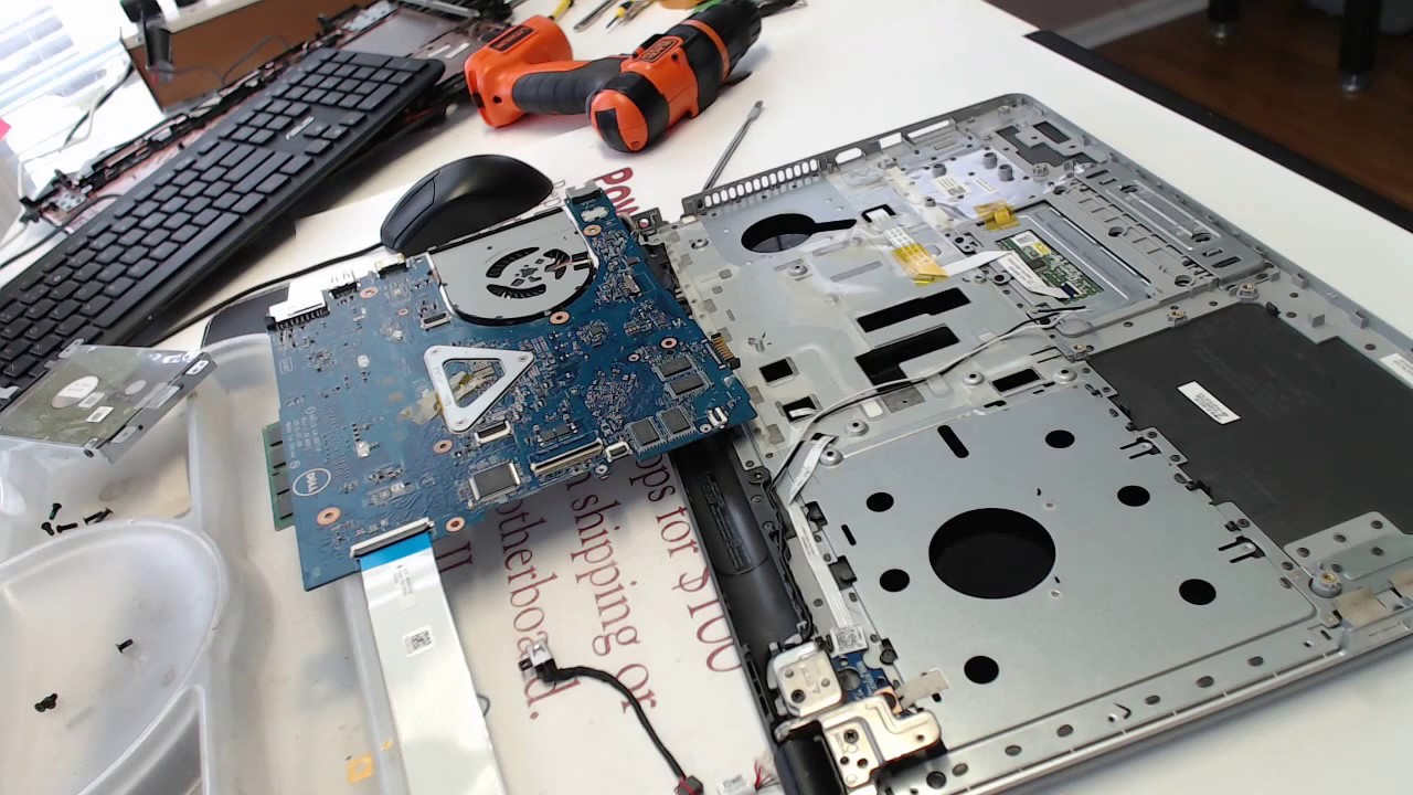 Dell Inspiron 15 5000 series Laptop dc power jack repair fix charge port broken socket