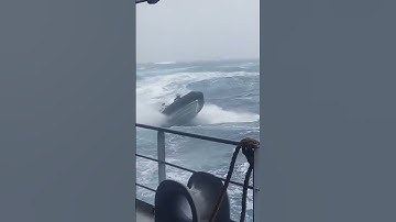 The Power of the Sea: Watch This Boat Take on Big Waves