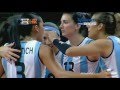 Preolímpico de vóley femenino: Argentina vs. Perú