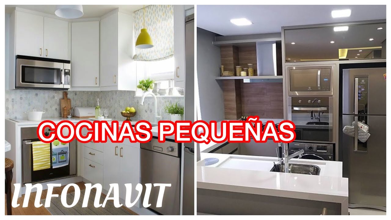 COCINAS PEQUEÑAS /INFONAVIT - YouTube