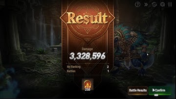 Epic Seven - Ancient Inheritance - Floor 4 - Priest 2nd Life - 3.3 Million Damage